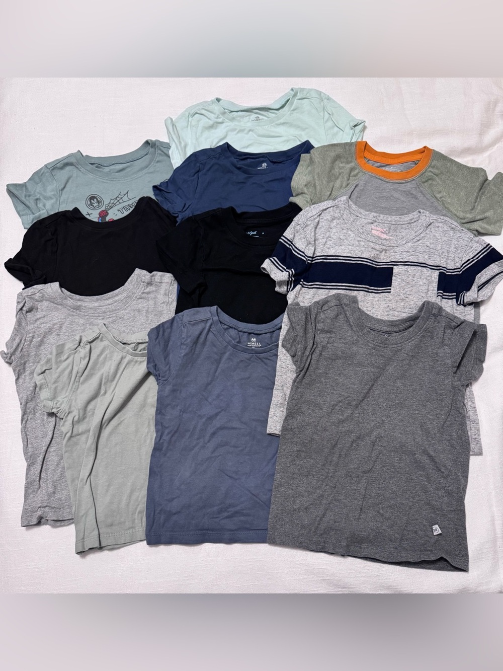Kids Basic Short-Sleeve Tee - Assorted Gray, Blue, Black